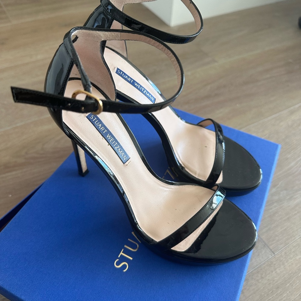 Stuart Weitzman Nudist Disco Heel - Picture 3 of 4